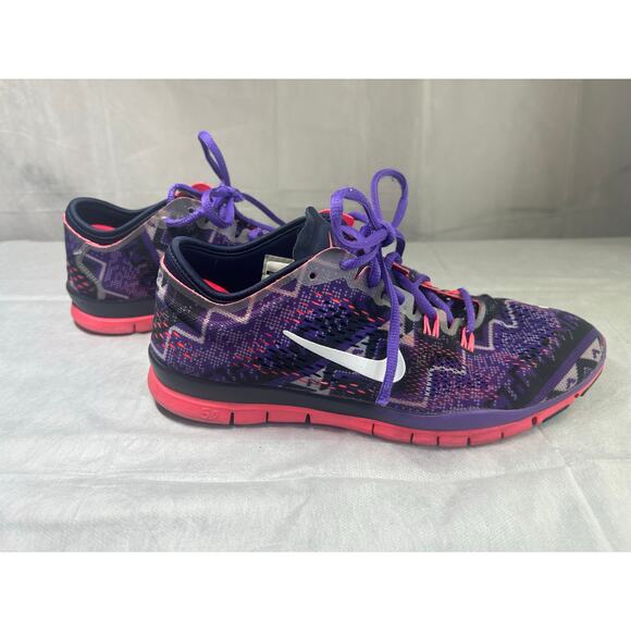 Nike Free 5.0 TR Fit 4 Black/Purple/Pink Women’s Size 8 - Picture 6 of 10